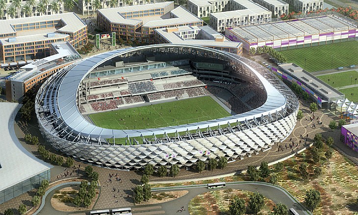 Architects designing football stadiums in the Middle East must match  