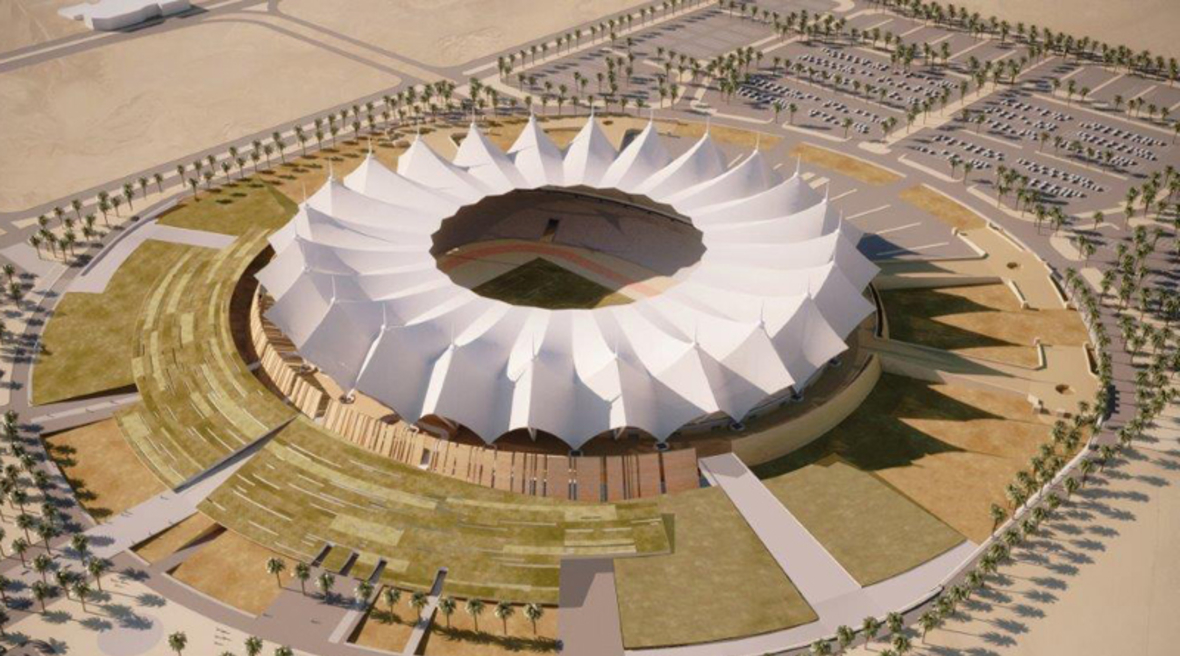 Eight Well Designed Stadiums From The Middle East Projects Architecture Middle East Sports Stadiums Sports Stadiums Stadium Design World Cup Mea